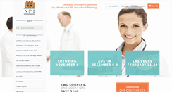 Desktop Screenshot of npinstitute.com